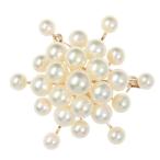 TASAKI（タサキ・田崎真珠） スノーモチーフ 22P・アコヤ真珠/Japan Pearl・ブローチ/SAKURAゴールド/TASAKI PEARL/RF3/h190706/295394