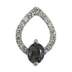 Yahoo! Yahoo!ショッピング(ヤフー ショッピング)カラーチェンジ・アレキサンドライト・ダイヤモンドネックレス・ペンダントトップ/Pt900-1.6g/AL0.25ct/0.10ct/中央宝石研究所/h200629/347774