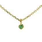Yahoo! Yahoo!ショッピング(ヤフー ショッピング)ジュエッテ プチ エメラルドネックレス・ペンダント/Sv925-1.2g/ゴールド/Jouete 翌日配送可/RF5/h210319/384025