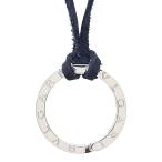 ブルガリ ブルガリブルガリ・ネックレス・ペンダント・チョーカー/Sv925-11.2g/シルバー×ブラック/BVLGARI/h200410/336266