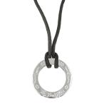 ブルガリ Save the Children ラウンドフォルム・プレーンチョーカーネックレス・ペンダント/Sv925-12.5g/BVLGARI 翌日配送可/h200810/353491