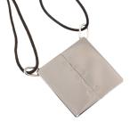 エルメス シンボルペアプレート 1＋1＝1・トップネックレス・ペンダント/2点セット/43.3g/シルバー×ブラック/HERMES/RF4/h191105/315944