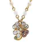アナスイ クローバーモチーフ・ネックレス・ペンダント-6.5g/ピンクゴールド/ANNA SUI 翌日配送可/RF5/h200325/337197