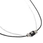 Yahoo! Yahoo!ショッピング(ヤフー ショッピング)エンポリオアルマーニ ロールデザイン・ネックレス・2連ペンダント/SS/stainless steal-13.6g/シルバー/EMPORIO ARMANI/h200415/339701
