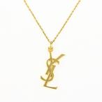 イヴサンローラン YSLロゴネックレス・ペンダント 4.6g ゴールド/Yves Saint Laurent 翌日配送可/h211009/411444