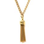 ジバンシー(ジバンシィ) タッセルロングチェーンネックレス・ペンダント/合金/メッキ-22.2g/ゴールド/GIVENCHY 翌日配送可/h220616/446693