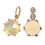 ペンダントトップ2点セット・ヘッド・ファイアオパールネックレス・ペンダント/K18PG/1.3g/0.34ct/0.02ct/RF2/h190925/308271