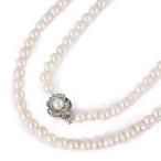 新品仕上げ済★アコヤ真珠/Pearl・真珠ロングネックレス・ペンダント・チョーカー/Silver/銀製-100.9g/ホワイト 翌日配送可/207266