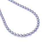 アコヤ真珠/Japan Pearl/養殖真珠・真珠（パール）ネックレス・ペンダント/Silver/銀製-28.9g/日本宝石学協会/シルバー×グレー /RF5/h200415/339791