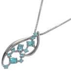 PT0.18ct/パライバトルマリンネックレス・ペンダント/Pt900-Pt850-2.5g/プラチナ 翌日配送可/h251209/595438