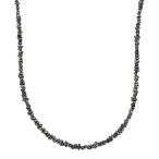 ブラックダイヤモンドネックレス・ペンダント/合金/3.6g/10ct/鑑別書(保証書)付/シルバー×ブラック 翌日配送可/レディース/RF3/h200707/350451