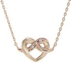 スタージュエリー DIA LOVERS KNOT ハート ダイヤモンドネックレス・ペンダント/K10PG/2JN0493/ピンクゴールド/STAR JEWELRY/RF4/h200723/351923
