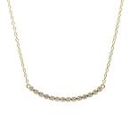 アーカー ビリーブユーネックレス ショート・ダイヤモンドネックレス・ペンダント/K18YG/イエローゴールド/AHKAH/レディース/h200806/352362