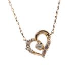 Yahoo! Yahoo!ショッピング(ヤフー ショッピング)ヨンドシー ハートモチーフ・ダイヤモンド・キュービックジルコニアネックレス・ペンダント/K10PG/416-1.2g/ピンクゴールド/4℃/359250
