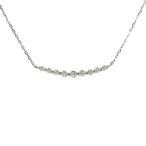 9P・ダイヤモンドネックレス・ペンダント・天然/Pt900-Pt850-1.3g/0.20ct/プラチナカラー 翌日配送可/RF4/h201008/363685