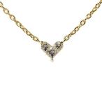 スタージュエリー ミステリアスハート 3P ダイヤモンドペンダント/K18YG/750-1.7g/0.10ct/2ZN0872/STAR JEWELRY 翌日配送可/RF4/h201223/372909
