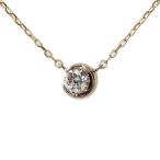 スタージュエリー MoonSettig Diaクレセントムーン/ダイヤ ネックレス・ペンダント/K18/750-0.9g/0.06ct/2ZN2063/STAR JEWELRY/RF4/h210326/384922