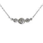 フェスタリア ビジュソフィア スターモチーフ ダイヤモンドネックレス K10 0.05ct ホワイトゴールド festaria bijou SOPHIA /h211105/414865