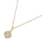 0.4ct/ブラウンダイヤモンド ダイヤモンド ネックレス・ペンダント/K18YG/750-1.3g/イエローゴールド/プレゼント/記念日/h250311/549961