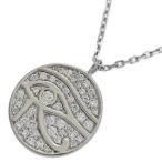 0.36ct/ダイヤモンド古代エジプト ウジャト ホルスの眼  ネックレス・ペンダント/Pt900-Pt850-6.5g/プラチナ/プレゼント/記念日/h250910/589365