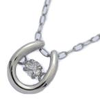 (限定値下げ) 0.029ct/ダンシングストーン 1P・ダイヤモンド ネックレス・ペンダント/Pt900-Pt850-1.0g/プレゼント/記念日/h251205/598580