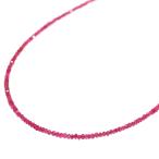 レッドスピネル・ネックレス・ペンダント/K18YG/750-12.1g/ホワイトゴールド 翌日配送可/h190822/300194