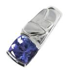 タンザナイト ペンダントトップ・ネックレス/K18WG/750-1.6g/TA0.60ct/ホワイトゴールド×ブルー 翌日配送可/217606