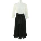  очень красивый товар * Grace Class длинный рукав * гонки переключатель плиссировать One-piece /28135087-0/36/kinali× черный /Grace Class на следующий день рассылка возможно /219238