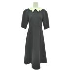 (限定値下げ) Maglie le cassetto ×冨張愛 エレモード 美映え ブラックダンボール ワンピース 変形襟/51-54121207/7/ブラック/b251224/600801