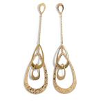 スタージュエリー TEAR dangle PIERCE(L)ピアス/K18YG/750-2.0g/2GP0726/イエローゴールド/STAR JEWELRY 翌日配送可/h190626/294419