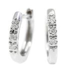 Yahoo! Yahoo!ショッピング(ヤフー ショッピング)ループ 6P・ダイヤモンドピアス・ミニ/K10WG/416-0.9g/ホワイトゴールド/RF1/h190809/300128