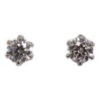 ペアスタッド・ダイヤモンドピアス・天然/Pt900-0.8g/（ 0.273+0.262）0.535ct/プラチナカラー/RF3/h190925/309212