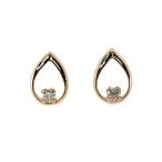 メゾンジュエル 涙型/ドロップ ダイヤモンドピアス/K10PG/416-0.3g/ピンクゴールド/MAISON JEWELL 翌日配送可/RF4/h201218/372597