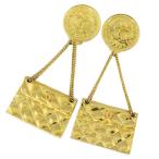 Yahoo! Yahoo!ショッピング(ヤフー ショッピング)シャネル ココマーク・ヴィンテージ カンボンコイン×マトラッセバッグイヤリング/合金/メッキ-38.4g/ゴールド/CHANEL 翌日配送可/218025