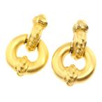 美品・ジバンシー(ジバンシィ) ラウンドフォルム イヤリング/合金/メッキ-11.1g/ゴールド/GIVENCHY 翌日配送可/h191204/319344