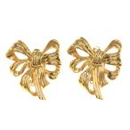 ジバンシー(ジバンシィ) リボンモチーフ・イヤリング/合金/メッキ-18.0g/ゴールド/GIVENCHY 翌日配送可/h220530/441073