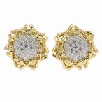 ティファニー ジャンシュランバージェ・Apollo Pian Dome 62P・ダイヤモンドイヤリング/K18YG/750×Pt950-34.4g/TIFFANY ＆ Co./h200605/344863