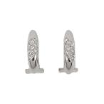18P ダイヤモンド イヤリング/K18WG/750-3.7g/(0.105+0.105) 0.21ct/ホワイトゴールド 翌日配送可/レディース/RF4/h200918/360421