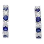 ショッピングBrand SA0.62ct/FD:0.62ct/9月 誕生石・サファイア・ダイヤモンドピアス/Pt900-3.4g/プラチナ 翌日配送可/h250930/591010