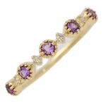 (年末セール) アメシスト アメジスト ダイヤモンド リング・指輪/K10YG/416-1.1g/15号/#55/イエローゴールド/プレゼント/記念日/h251105/595125