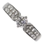 ショーメ プリュム/PLUME パヴェ ダイヤモンドリング 指輪/Pt950-6.1g/0.33ct/GIA/8号/#48/J3DCZZ/CHAUMET 翌日配送可/h210123/375910