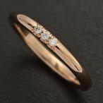 ショッピングウェディング (年末セール) TIFFANY＆Co. ティファニー フォーエバー ウェディングバンド 2mm 3P ダイヤモンドリング 指輪/K18RG/750-2.4g/6.5号/h251111/595968