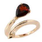 Yahoo! Yahoo!ショッピング(ヤフー ショッピング)ダミアーニ エデン・ガーネット・ダイヤモンドリング・指輪/K18PG/750-5.4g/10号/#50/ピンクゴールド×レッド/DAMIANI 翌日配送可/214899