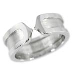  Cartier Cdu Cartier /C2,2C* чистота кольцо * кольцо /K18WG/750-7.2g/9 номер /#49/ белое золото /Cartier на следующий день рассылка возможно /214273