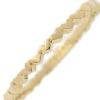 ahkah blanc アーカーブラン アンハートエタニティ ハートモチーフリング・指輪/K18YG/750-0.9g/7号/#47/イエローゴールド/h250826/587730