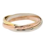 Cartier カルティエ トリニティリング・指輪/K18Y+W+P/750,3カラー-3.6g/11号/#51/ホワイトゴールド×ピンクゴールド/翌日配送可/h251106/595264