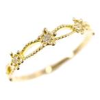 スタージュエリー ピンキー 3P・ダイヤモンド・crafted-lacyリング・指輪/K18YG/750/0.02ct/2ZR1160/STAR JEWELRY/RF2/h191112/315338