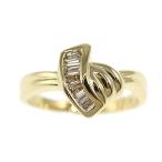 ジュエリーマキ ブラウンダイヤモンドリング・指輪/K18YG/3.4g/0.25ct/11.5号/#51.5/イエローゴールド/Jewelry MAKI/レディース/RF4/h200711/348753