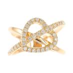ヴァンドーム青山クラッセ ハートモチーフ 38P・ダイヤモンドリング・指輪・天然/K18PG/5.0g/0.25ct/11号/Vandome Aoyama CLASSE/RF3/h200911/359351