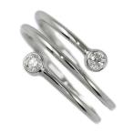 ティファニー エルサペレッティ ダイヤモンドフープ 3ロウ リング 指輪/Pt950-2.8g/0.1ct/7号/#47/TIFFANY ＆ Co. /RF1/h210712/399124
